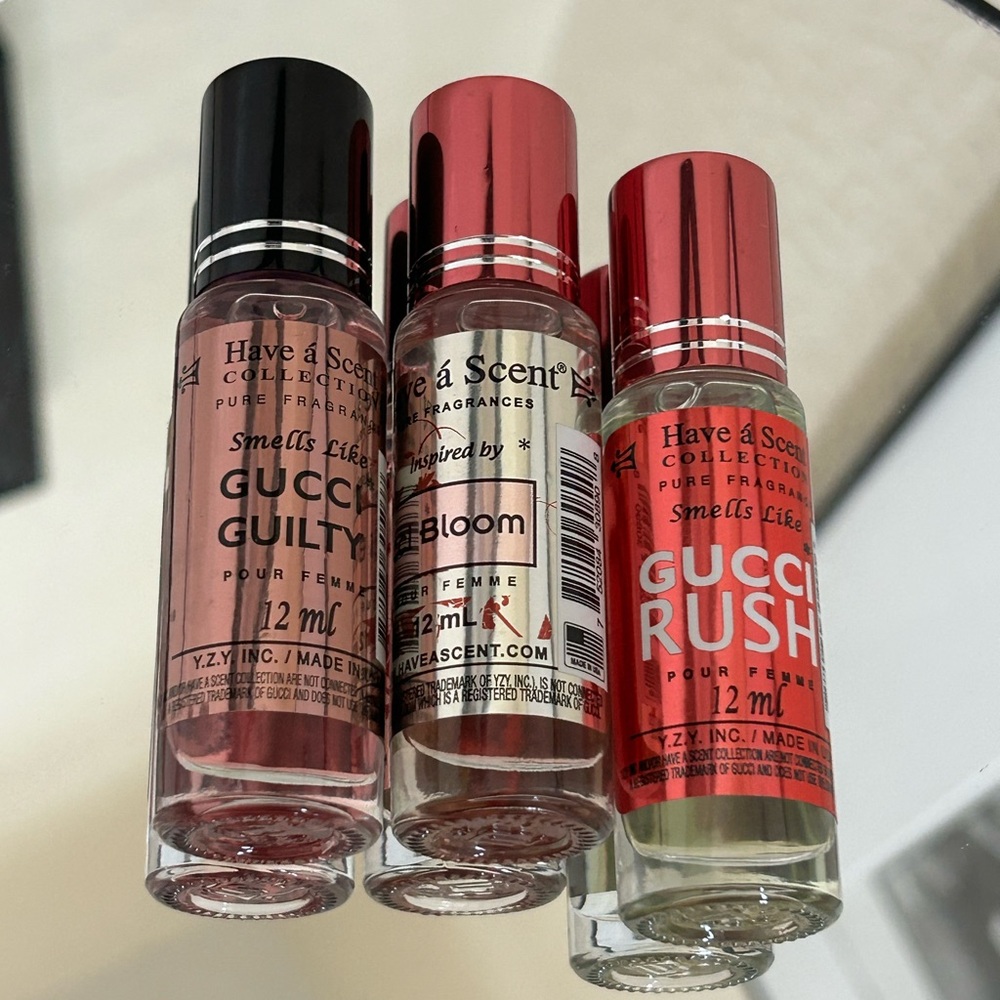 3 Piece Bundle Have a Scent Fragrance Collection Roll-on Bloom Guilty & Rush - Picture 7 of 10